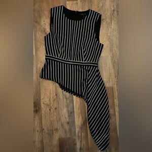 BCBGMAXAZRIA Asymmetrical Length Blouse